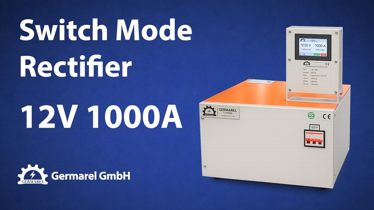 12V 1000A REC-GER Switch Mode Rectifier for Germany Project