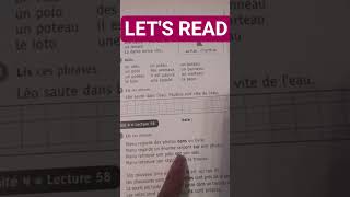 Improveyour reading.  #frenchreadingpractice  #frenchlearning #frenchforbeginners #learnfrenchonline