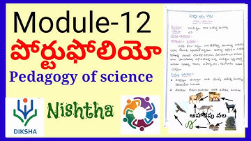 Model prtfolio for Module -12||Unit plan for Science||Upper prinary||#Diksha||Pedagogy of Science||