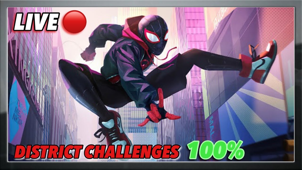 Spider-Man Miles Morales: District Challenges!! (STREAM)