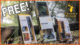 Win FREE Trophy Ridge Bow Accessories.