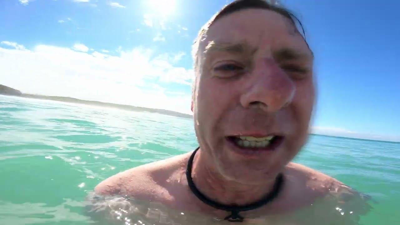 Wild Swimming Adventure: Conquering the Chilly Waves at Hayle Beach, Cornwall