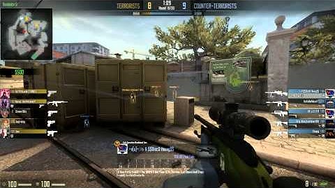 Scout no scope/M4A4 clutch Ace on Overpass