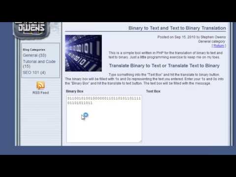 text to binary and binary to text