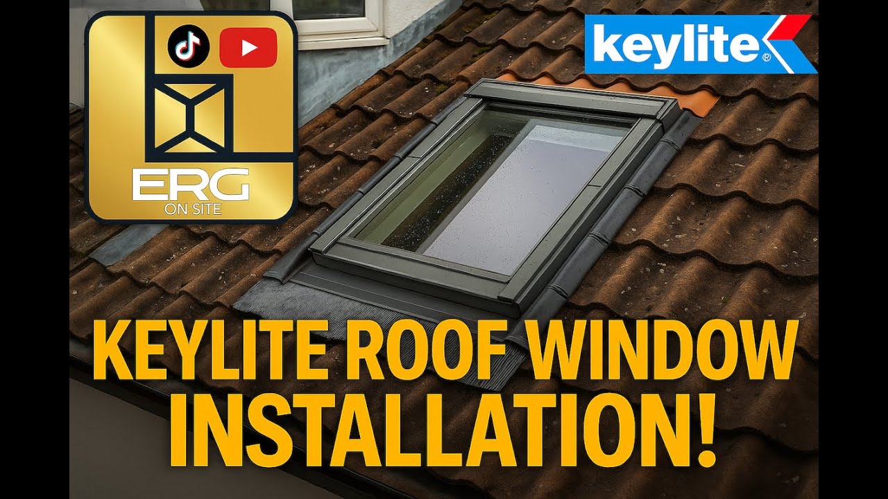 Keylite Roof window TUTORIAL - YouTube
