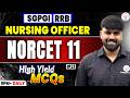 NORCET 11,SGPGI,RRB Nursing Officer | Most Important MCQ | Nursing Officer Exam Preparation 2026