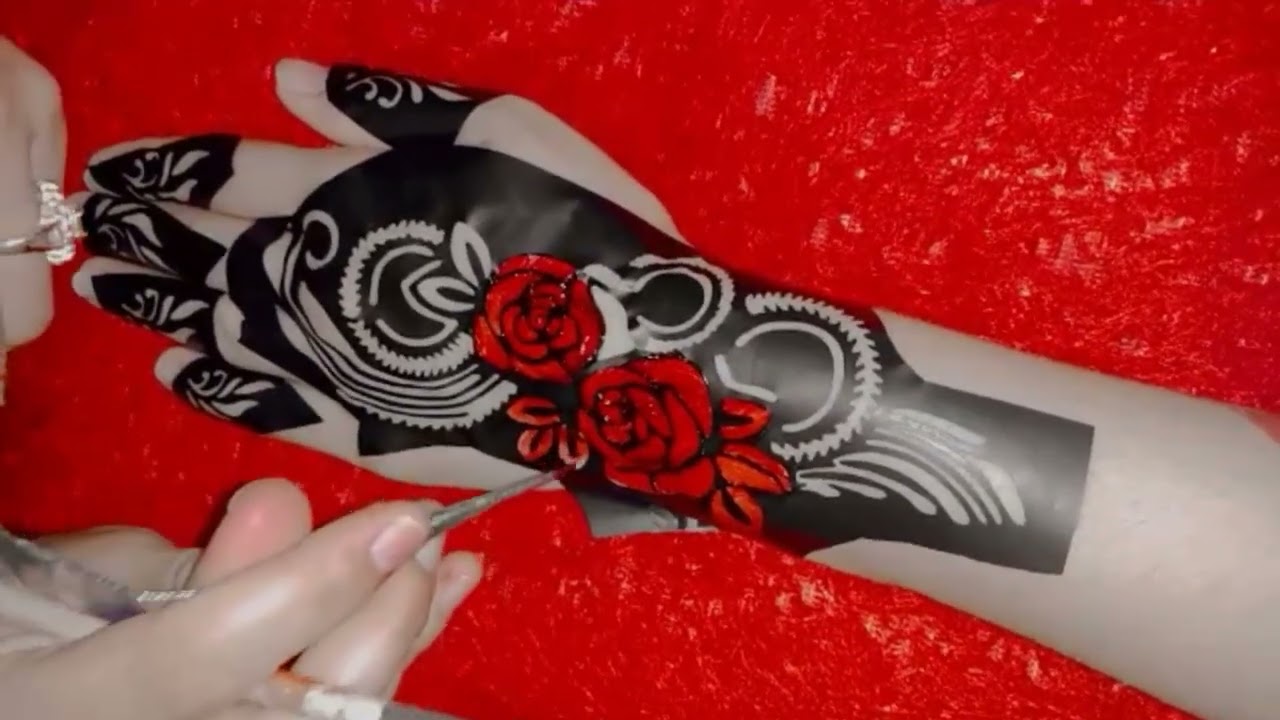 beautiful mehndi sticker design