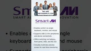 Smart-AVI SM-QKVM-DP-S 4-Port DisplayPort KVM Multiview Switch