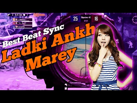Ladki Ankh Marey 😉 | Beat Sync Montage Pubg | Pubg Hindi Song Montage | Pubg Montage Ladki Ankh Mare