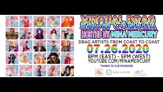 Virtual Drag Show Canada with Mina Mercury -  Episode 3: Pride Edition