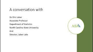 MSAM: Machine Learning and Statistics with Eric Laber