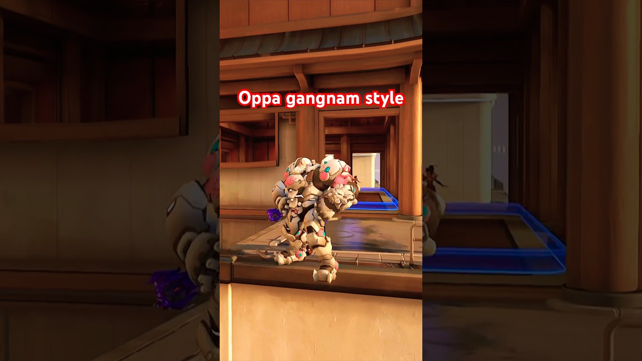 OPPA GANGNAM STYLE #epic #overwatch2 #overwatchclips #gaming #overwatchreinhardt