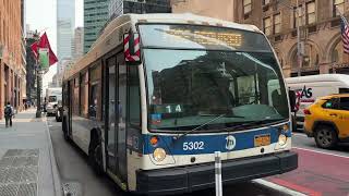 MTA Bus: 2012 Novabus LFSA #5302 On The M102