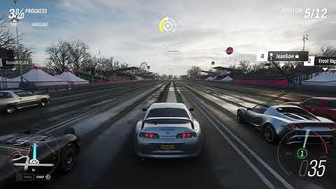Slowest Drag Race Ever #forzahorizon4 #supra #drag