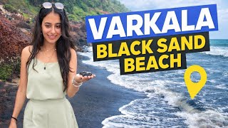 A Day At Keralas Black Sand Beach  Varkala 