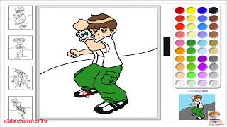 Ben 10 Coloring Game - Coloring | Drawing And Painting Games For Kids screenshot 3