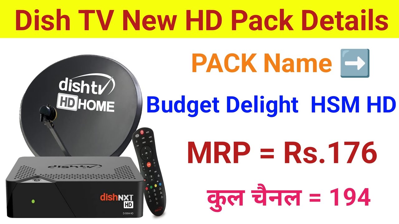 Dish TV HD Recharge Plan 2023 Dish TV HD Packege Details Dish Tv HD