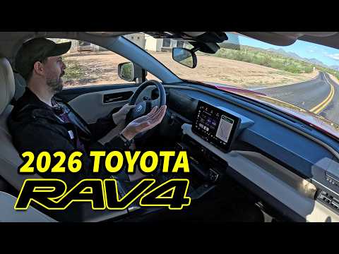 What's it like to drive the new 2026 Toyota Rav4 XLE Premium?