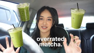 trying *famous* matcha drinks in my city! | drive with me | Joshien