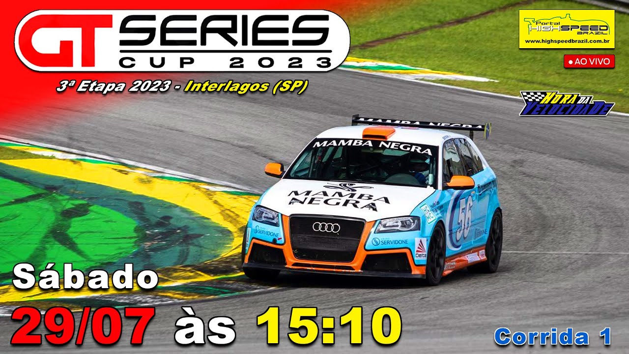 🔴 GT SERIES CUP | Corrida 1 | 3ª Etapa 2023 | Interlagos (SP) | Ao Vivo ...
