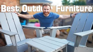 The BEST Outdoor Furniture  Polywood Adirondack Chair Review