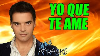 Video thumbnail of "😎 YO QUE TE AME 🟢 Trulala 🎤 MAS KARAOKE #cuarteto"