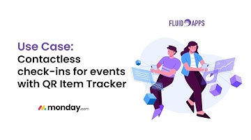 Contactless check-ins for events with a QR code in monday.com