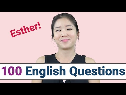 100 Common English Questions with ESTHER | How to Ask and Answer Questions in English