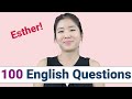 100 Common English Questions with ESTHER | How to Ask and Answer Question in English
