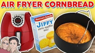 Famous Air Fryer Jiffy Cornbread - Fast, Easy and Delicious the DOGs help Taste Test Wealth