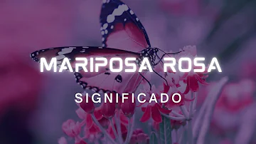 ¿Cómo se llama una mariposa rosa?