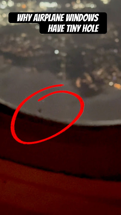 Why airplane windows have tiny hole #automobile #facts #aviation #travel #ytshorts #windows ows