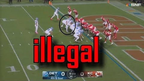 Jared Goff receiving TD called back | Detroit Lions Vs Kansas City Chiefs