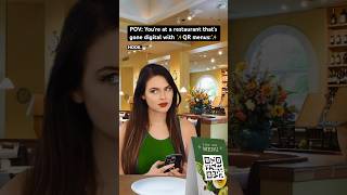 Pov: You’re At A Restaurant That’s Gone Digital With Qr Menus… #Millennials #Relatable