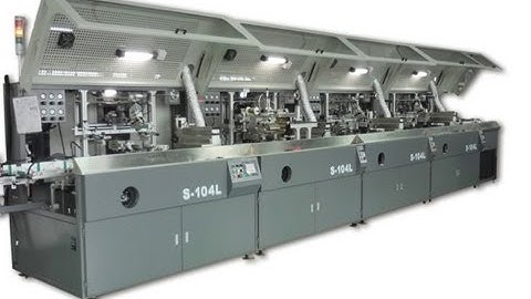 Glass Bottles Auto UV Screen Print and hot Stamping Machine