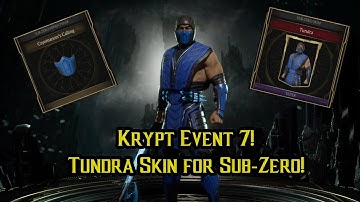MK11 - Krypt Event #7 - How To Get The Tundra Skin For Sub-Zero! (24 HOURS ONLY)