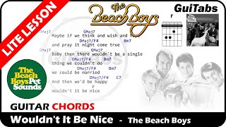 WOULDN'T IT BE NICE 🌞 - The Beach Boys ( Lyrics - GUITAR Chords 🎸- Karaoke )