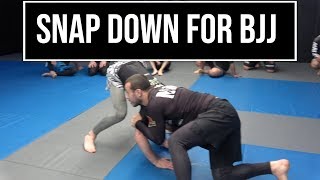 Snap down for BJJ  (Lachlan Giles)