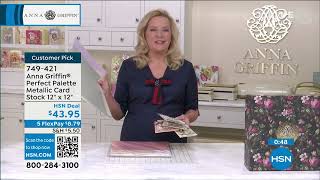 Anna Griffin Perfect Palette 12" x 12" Metallic Card Sto...