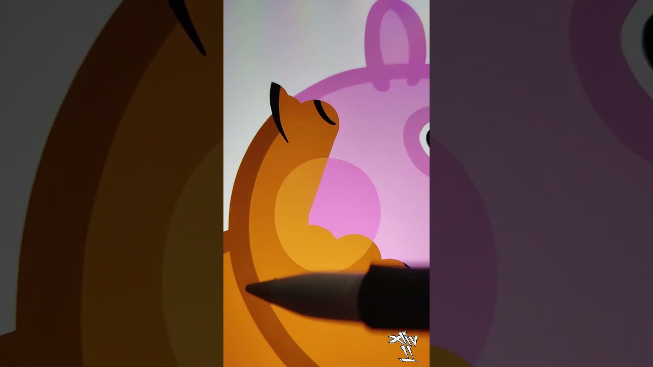 • Procreate George Pig as Scrappy Doo • 