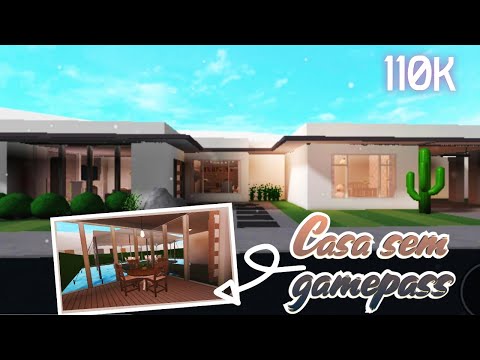 casas bloxburg 1 andar sem decoracao