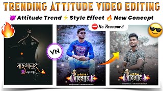 😎Trending attitude boy video editing | marathi attitude status video editing screenshot 2