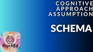 Cognitive approach assumption - Schema