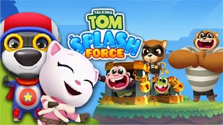 Talking Tom Splash Force | Danger Hank and Arctic Angela | Full-Screen Walkthrough Gameplay