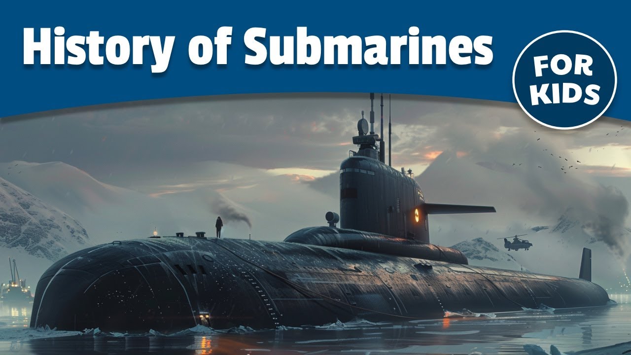 History of Submarines for Kids | Military History Made Easy