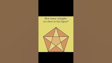 Test Your IQ with This Triangle Puzzle | How Many Triangles Do You See?