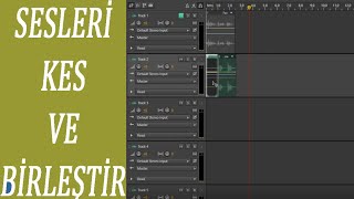 ADOBE AUDİTİON SES BİRLEŞTİRME VE SES KESME NASIL YAPILIR Resimi