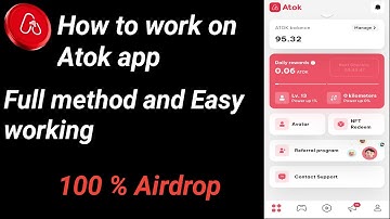 How to Work on ATOK App | ATOK Earning App New Update | Atok App Withdrawl | New Earning App