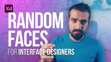 FIND PROFILE IMAGES QUICKLY | UI Faces Plugin in Adobe XD for Interface Designers