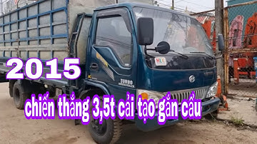 Xe tải chiến thắng gắn cẩu UNIC 370 5 tại thủy lực Long Chăm Đ T 0913 484 116
